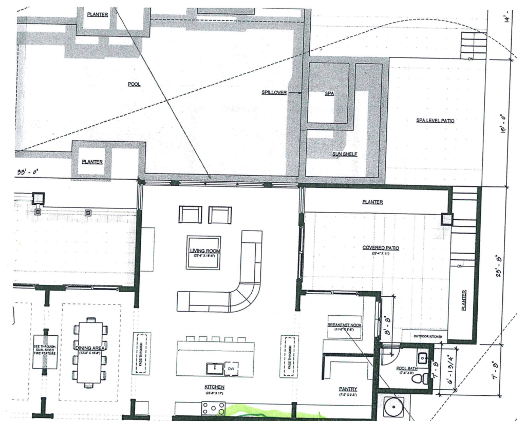 a home design plan that has been discarded from Beacon Home Design.